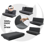 Funda de Sofá Cama Click-Clack Elástica Soraya