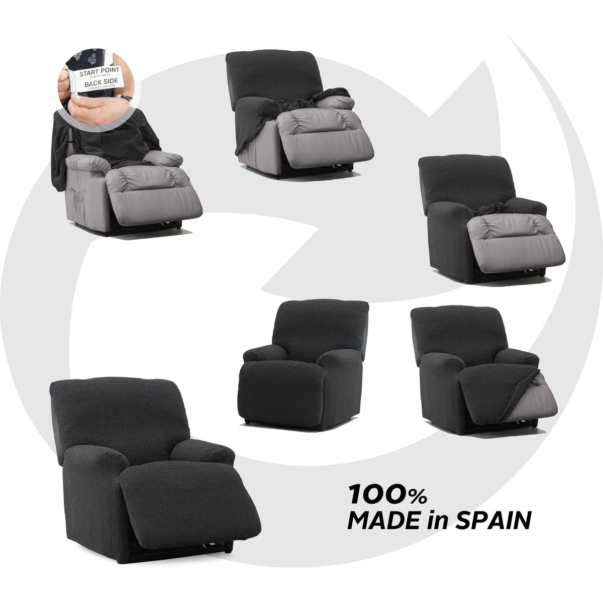 Funda de Sillón Relax Elástica Soraya