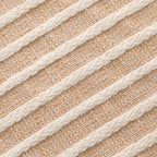 Pack 2 Fundas de Cojín Rayas color Beige
