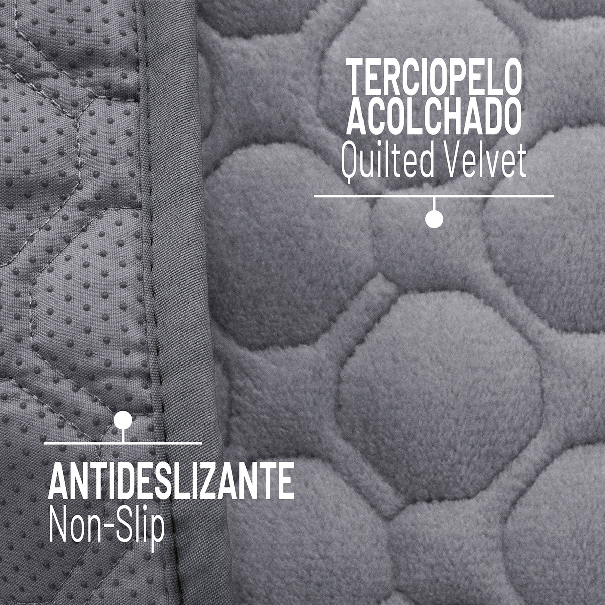 Topper Acolchado para Asiento de Sofá