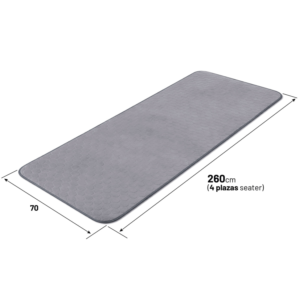 Topper Acolchado para Asiento de Sofá