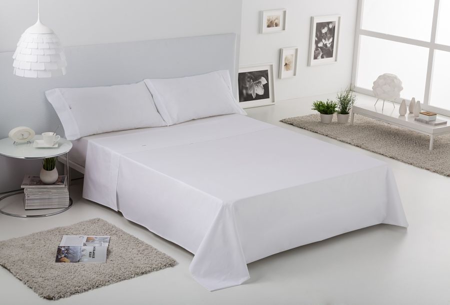 Sábana Encimera Lisa | 50% Algodón - 50% Poliéster