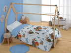 Dúo Funda Nórdica y Almohada Animals | 50% Algodón - 50% Poliéster - Multicolor
