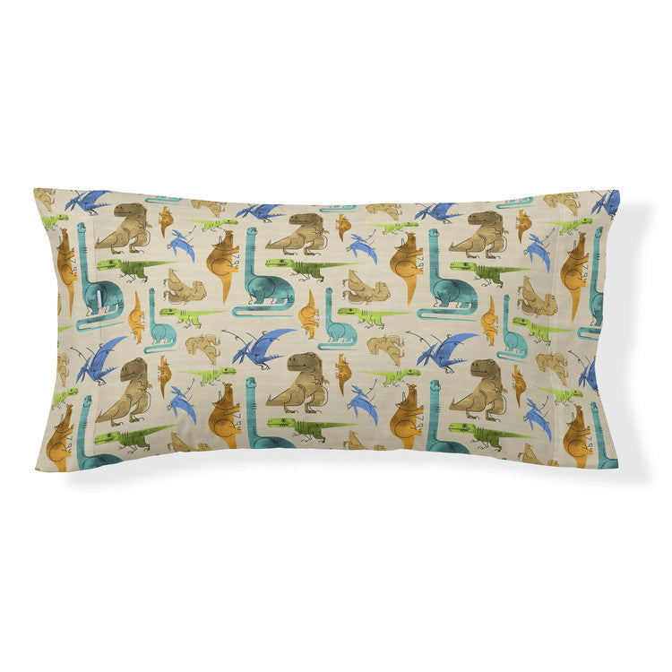 Dúo Funda Nórdica y Almohadas Saurios | 50% Algodón - 50% Poliéster - Multicolor