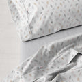 Juego de Sábanas Estampadas Lucy con Biés | 50% Algodón - 50% Poliéster 144 hilos - Naranja
