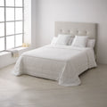 Edredón Jacquard Asia | 100% Algodón 500 g/m² - Blanco