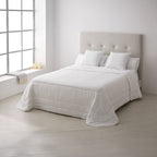 Edredón Jacquard Asia | 100% Algodón 500 g/m² - Blanco