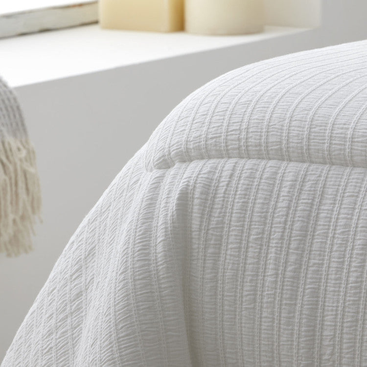 Edredón Jacquard Asia | 100% Algodón 500 g/m² - Blanco