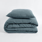 Edredón Jacquard Asia | 100% Algodón 500 g/m² - Azul