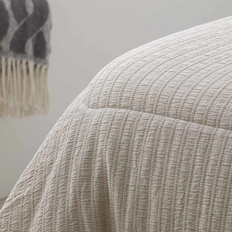 Edredón Jacquard Asia | 100% Algodón 500 g/m² - Piedra