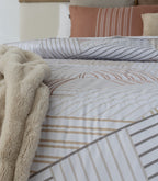 Edredón Estampado Sinfonía Teja
