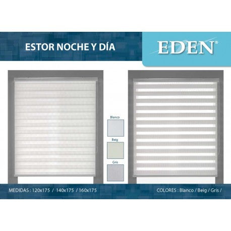 Estor Enrollable Noche y Día