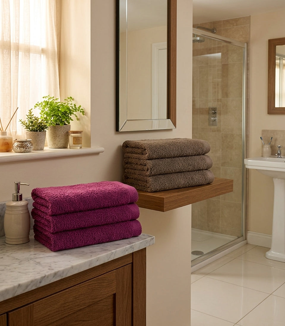 Toalla de Baño Pure Rizo | 100% Algodón · 550 g/m²