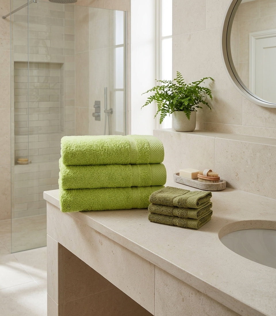 Toalla de Baño Pure Rizo | 100% Algodón · 550 g/m²