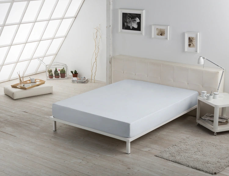Sábana Bajera Ajustable Lisa | 50% Algodón - 50% Poliéster