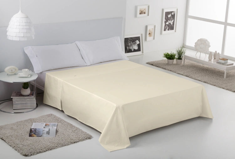 Sábana Encimera Lisa | 50% Algodón - 50% Poliéster